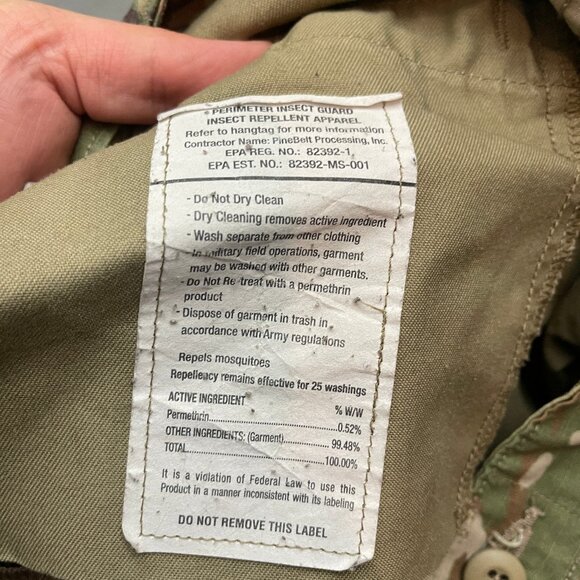 US Army Combat Pants Size Large Regular Camo Trouser Army Combat Uniform Unisex - Picture 10 of 14